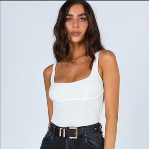 Princess Polly White Bodysuit